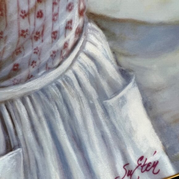 Vintage 1984 “KATY” Sue Etem American Legacy Ltd Numbered Collector Plate 10.25” - Picture 5 of 5